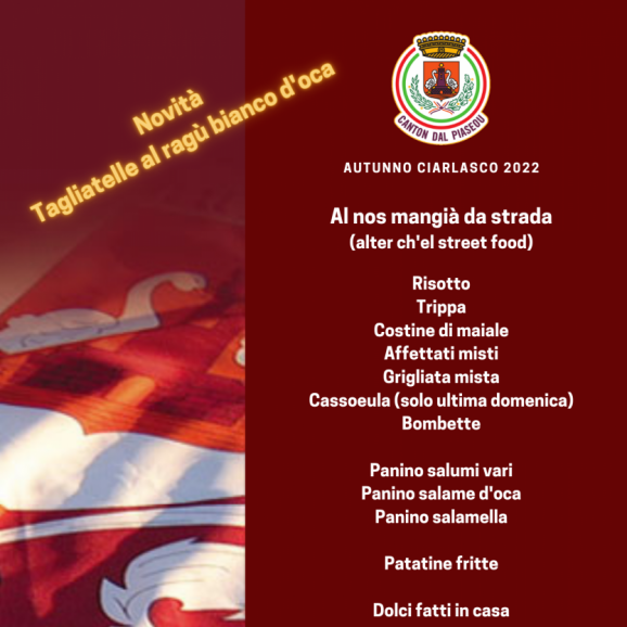 Menu Piaseou