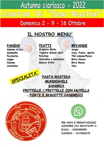 Menu San Ruchin